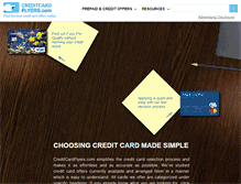 Tablet Screenshot of creditcardflyers.com